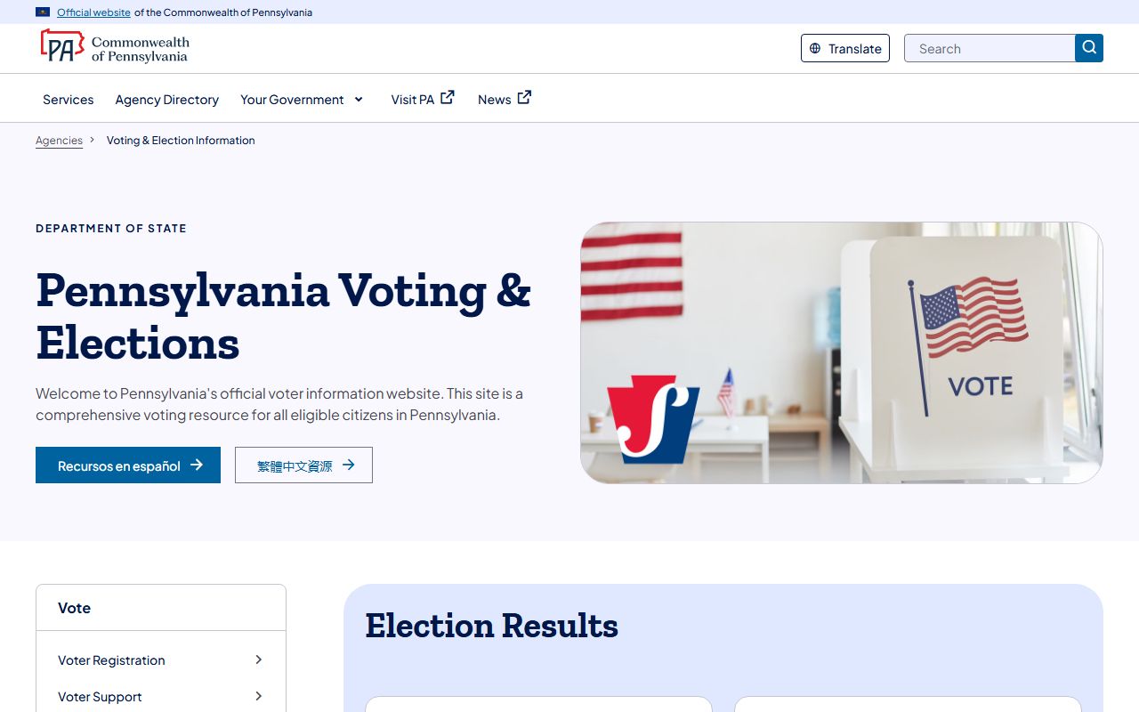 Northampton County public records link to Pennsylvania voting information and rights restoration