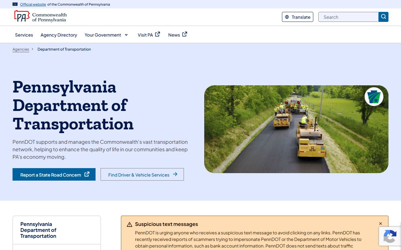 Northampton County traffic court records and PennDOT driver and vehicle services